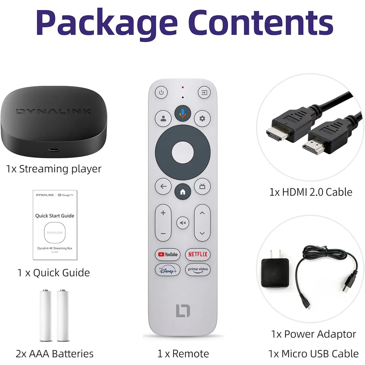 Google 4K box Package