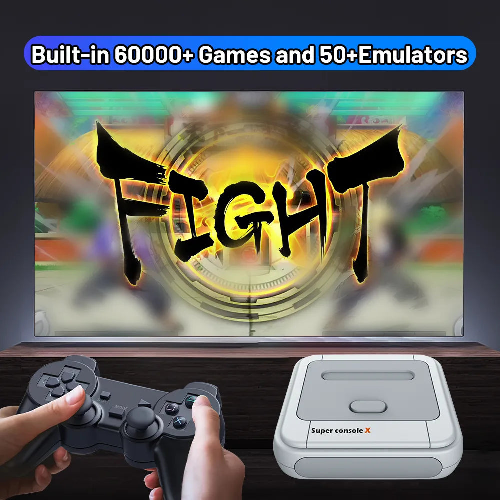 Super Console X - Retro Video Game Consoles Built in 60+ Emulators